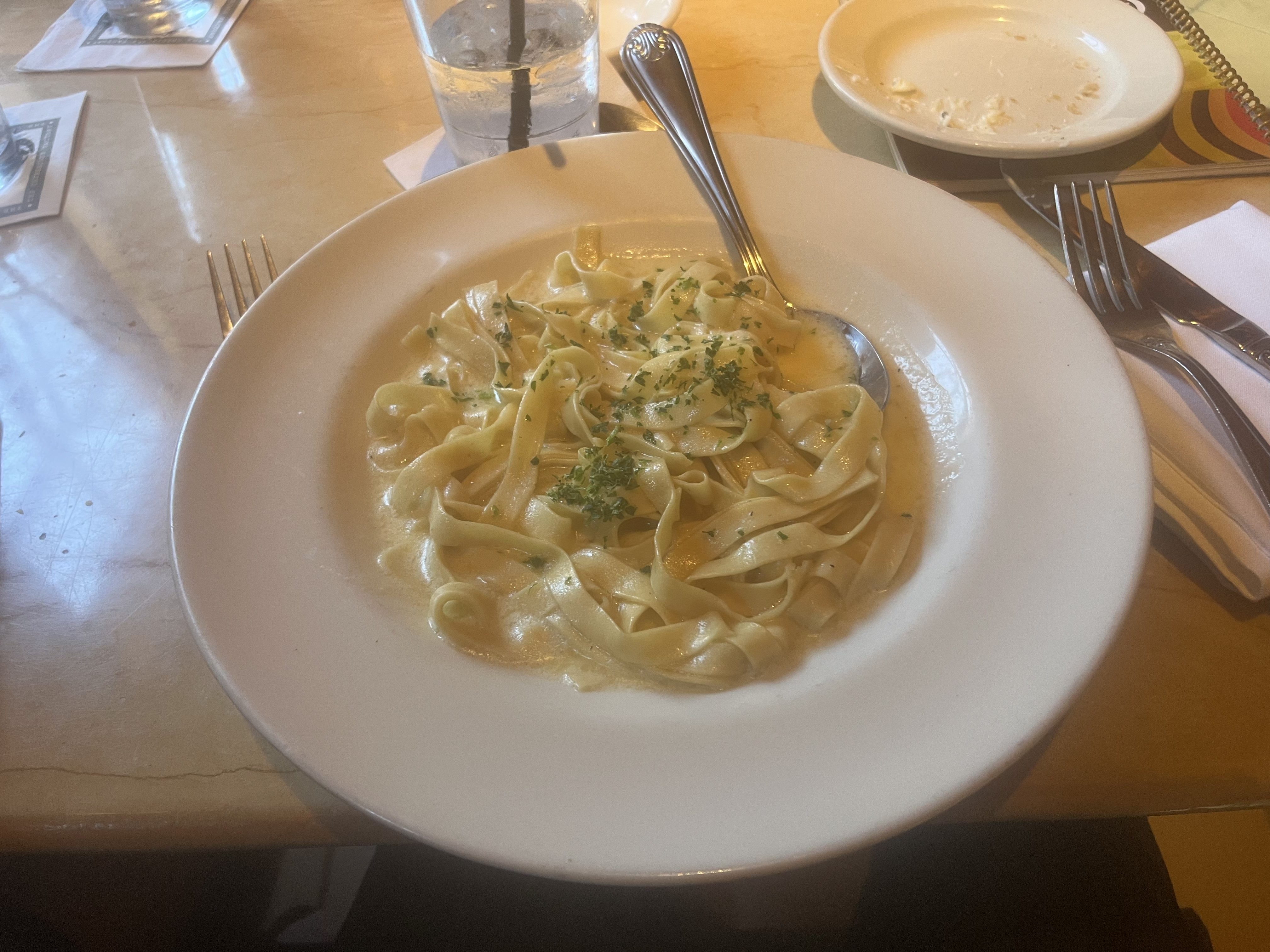 7/10 tasty pasta, would eat again!